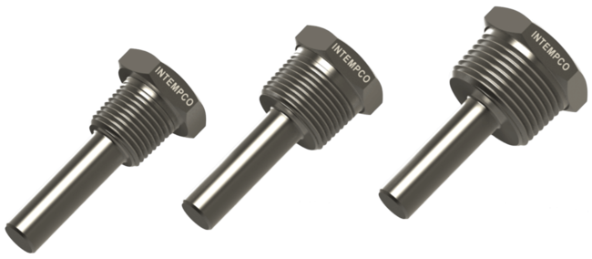 Intempco Standard Threaded Limited Space Thermowell, TW104